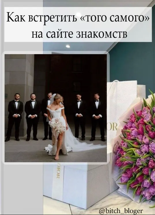 Обложка курса «[bitch_bloger] Как встретить того самого на сайте знакомств»