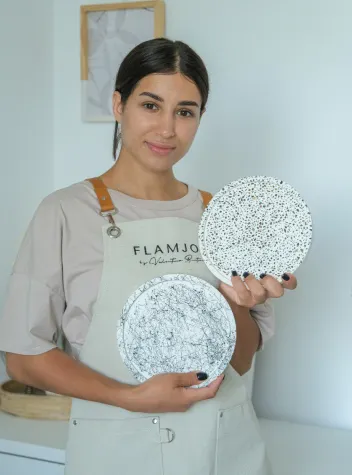 Обложка курса «[Flamjoy] Паутинка и рисование поталью (Валентина Бурцева)»