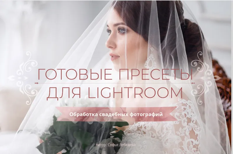 Обложка курса «Готовые пресеты по Lightroom (Софья Лебедева)»