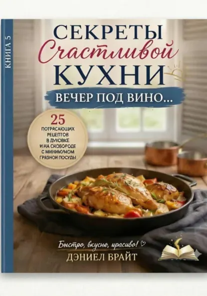 Обложка курса «Секреты Счастливой Кухни: Вечер под Вино (Дэниел Брайт)»