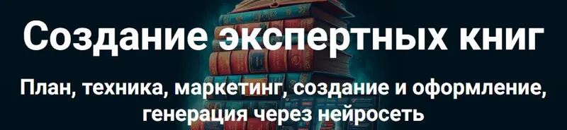 Обложка курса «Создание экспертных книг (Дмитрий Зверев)»