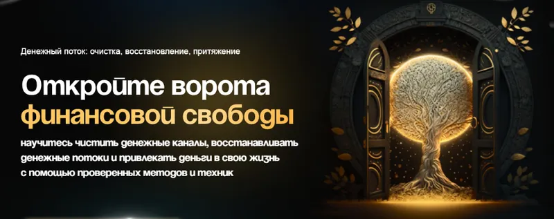 Обложка курса «Денежный поток: очистка, восстановление, притяжение (Евгения Кондрашина)»
