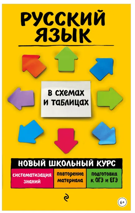 Обложка курса «Русский язык. Новый школьный курс в схемах и таблицах (Александра Руднева)»