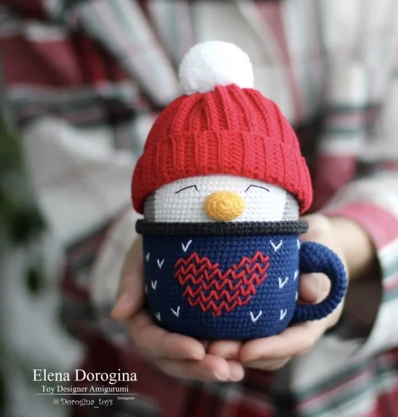 Обложка курса «Пингвин в кружке (dorogina_toys)»