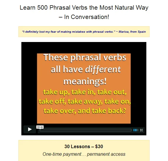 Обложка курса «Phrasal Verbs Intensive Course (Shayna McHugh)»